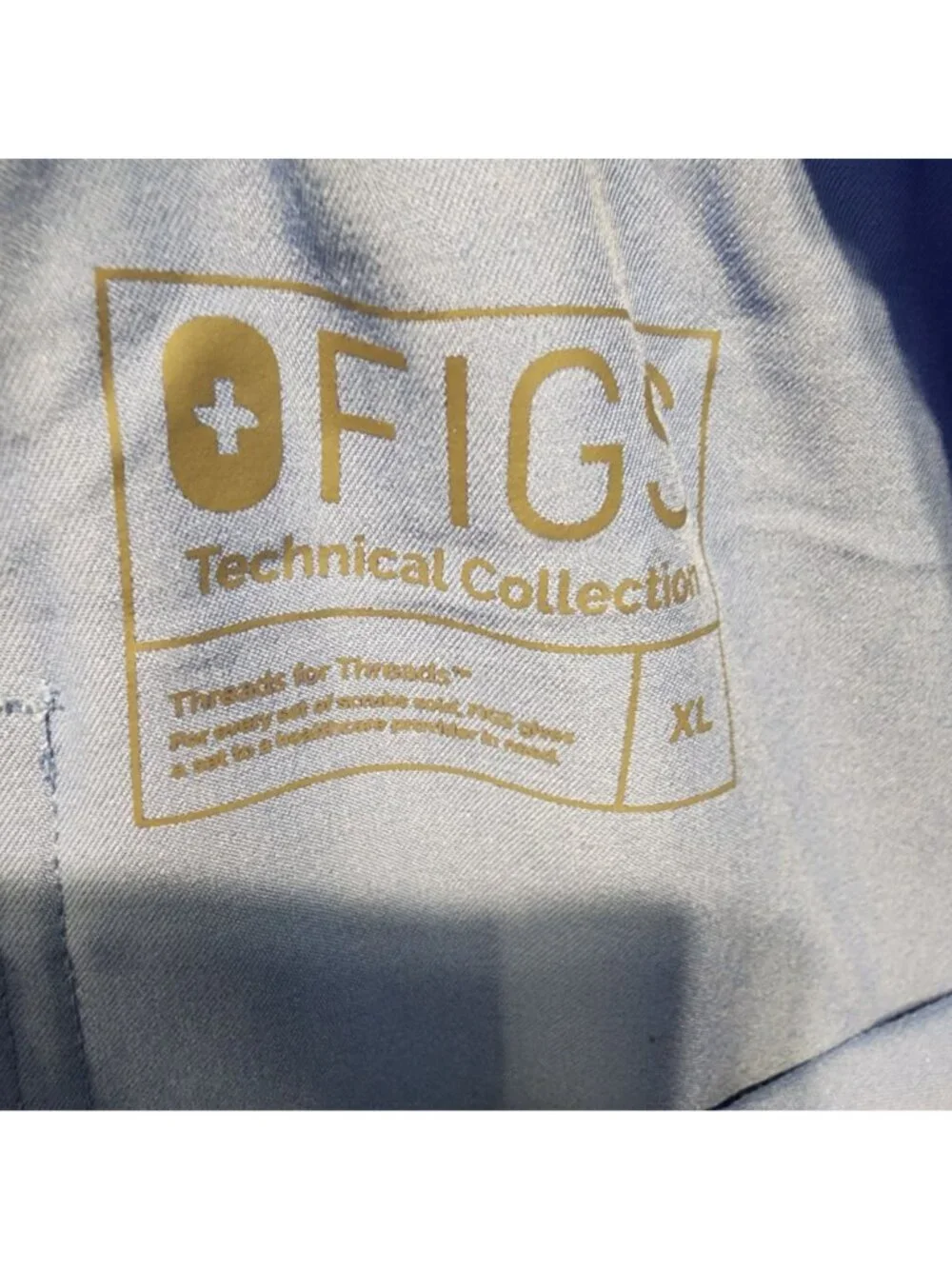 Figs Technical Collection Men’s Pisco Basic Scrub Pants. Blue XL